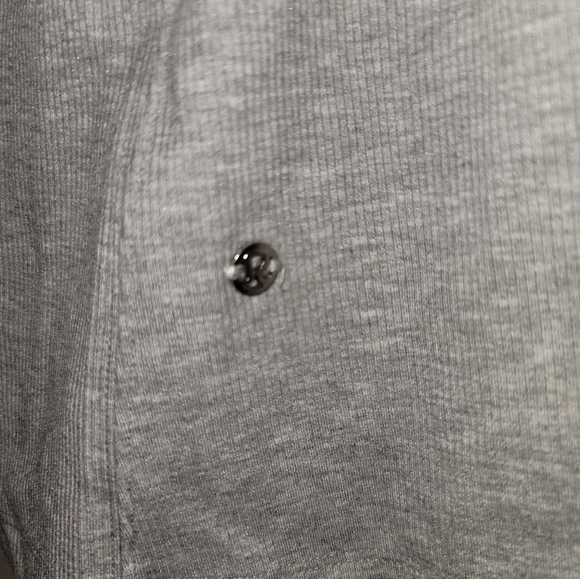 Lululemon Gone for the Week Dress Heathered Core Light Grey Medium  Ribbed Modal - Picture 8 of 10